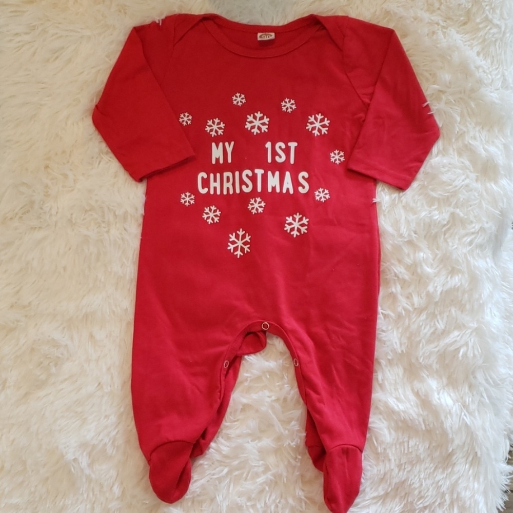 🎉🎉HP🎉🎉My 1st Christmas footed Sleeper